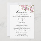 Einladung von Japanisch Cherry Blossom (Vorderseite)