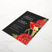 Einladung von japanischem Ito Jakuchu zum Hochzeit (Gedreht)