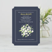 Einladung von Jasmine Bouquet (Stehend Vorderseite)