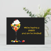 Einladung von Jelly Bean Cocktail - Party zur mehr (Stehend Vorderseite)