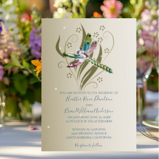 Einladung von Jeweled Dragonfly