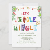 Einladung von Jingle and Mingle (Vorderseite)