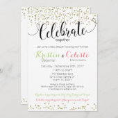 Einladung von Joint Friends Combined Baby Shower (Vorne/Hinten)