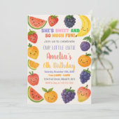 Einladung von Juicy Tropical zum Geburtstag (Stehend Vorderseite)