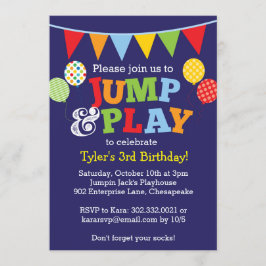 Einladung von Jump and Play Balloons (Navy Blue)