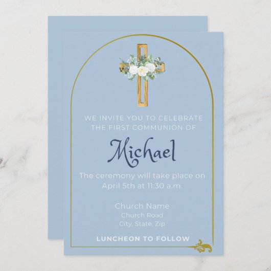 Einladung von Jungen (Vorne/Hinten)