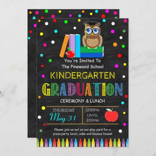 Einladung von jungen Abschlüssen (Vorne/Hinten)