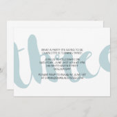 Einladung von Jungen zum dritten Geburtstag (Vorne/Hinten)