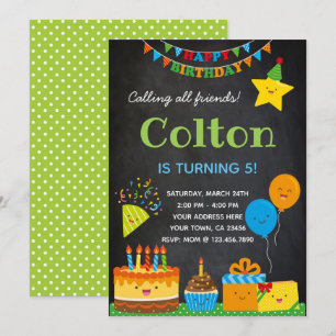 Einladung von Jungen zum Geburtstag