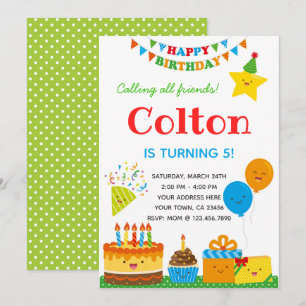 Einladung von Jungen zum Geburtstag