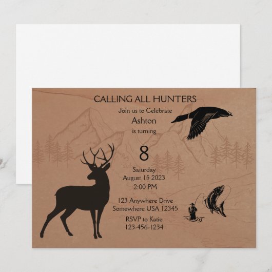 Einladung von Jungs (Vorne/Hinten)