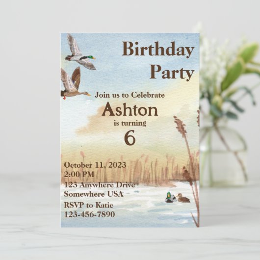 Einladung von Jungs (Stehend Vorderseite)