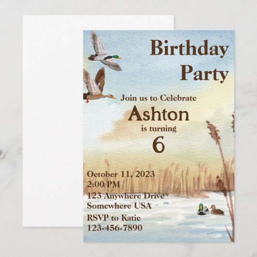 Einladung von Jungs (Vorne/Hinten)