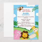 Einladung von Jungtieren (Vorne/Hinten)