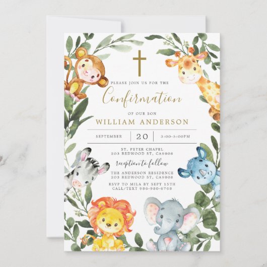 Einladung von Jungtieren (Vorderseite)