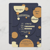 Einladung von Just Dots Graduation Party (Vorne/Hinten)