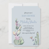 Einladung von Kaktus-Blume (Vorderseite)