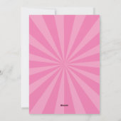 Einladung von Karate Birthday (Rückseite)