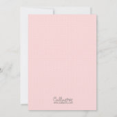 Einladung von Kätzchen zum Geburtstag (Niedliche K (Rückseite)