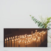 Einladung von Kerzen (Stehend Vorderseite)