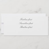 Einladung von Kerzen (Rückseite)