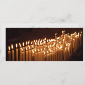 Einladung von Kerzen (Vorne/Hinten)