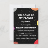 Einladung von Kid Birthday (Rückseite)