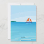 Einladung von Kiddie Beach Birthday Party (Rückseite)