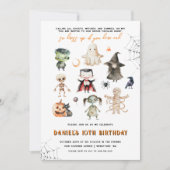 Einladung von Kids Halloween-Party (Vorderseite)