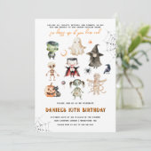 Einladung von Kids Halloween-Party (Stehend Vorderseite)