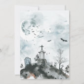 Einladung von Kids Halloween-Party (Rückseite)