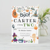 Einladung von Kids Halloween-Party (Stehend Vorderseite)