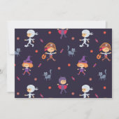 Einladung von Kids Halloween-Party (Rückseite)