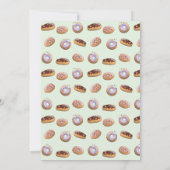 Einladung von Kindergeburtstagen mit Donuts und so (Rückseite)