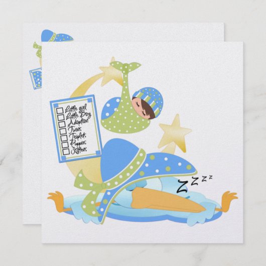 Einladung von Kindern (Vorne/Hinten)