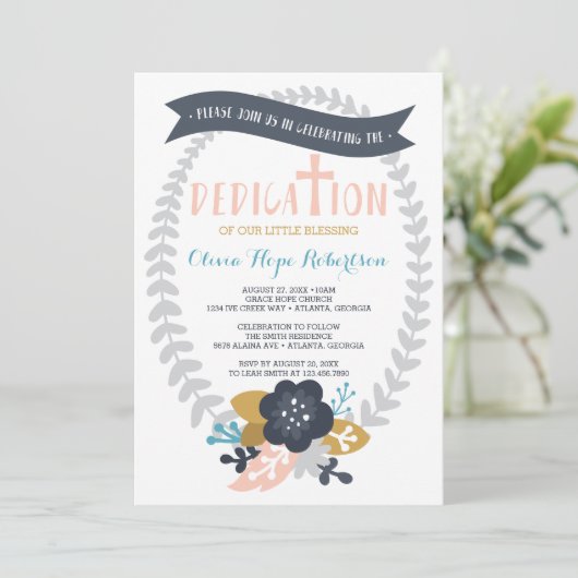 Einladung von Kindern, blühend, zeitgenössisch (Stehend Vorderseite)