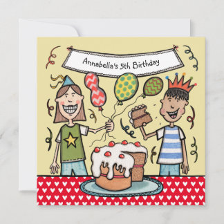 Einladung von Kindern zum Geburtstag
