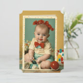 Einladung von Kindern zum Geburtstag (Stehend Vorderseite)