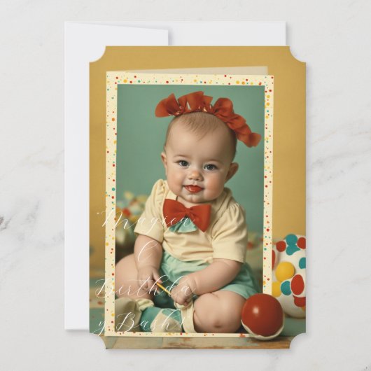 Einladung von Kindern zum Geburtstag (Vorderseite)