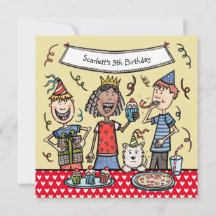 Einladung von Kindern zum Geburtstag