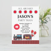 Einladung von Kindern zum Geburtstag (Stehend Vorderseite)