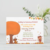 Einladung von Kindern zum Geburtstag (Stehend Vorderseite)