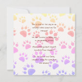 Einladung von Kindern zum Geburtstag im Jungle Sty (Rückseite)