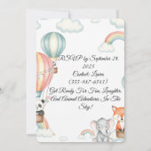 Einladung von Kindern zum Geburtstag - Niedlicher (Rückseite)