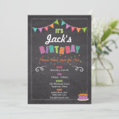 Einladung von Kindern zum Geburtstag (personalisie (Stehend Vorderseite)