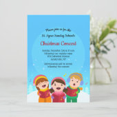 Einladung von Kindern zum Urlaub (Stehend Vorderseite)