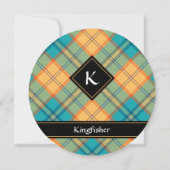 Einladung von Kingfisher Tartan (Vorderseite)