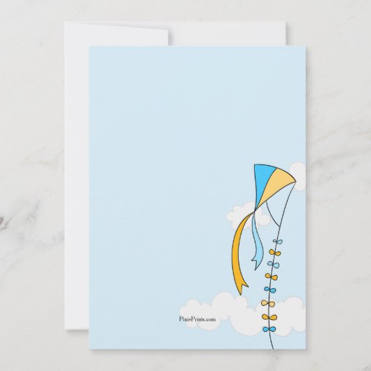 Einladung von Kite Sky (Rückseite)