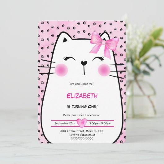 Einladung von Kitten (Stehend Vorderseite)