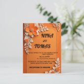 EINLADUNG VON KLASSISCHER BREITUNG (Stehend Vorderseite)